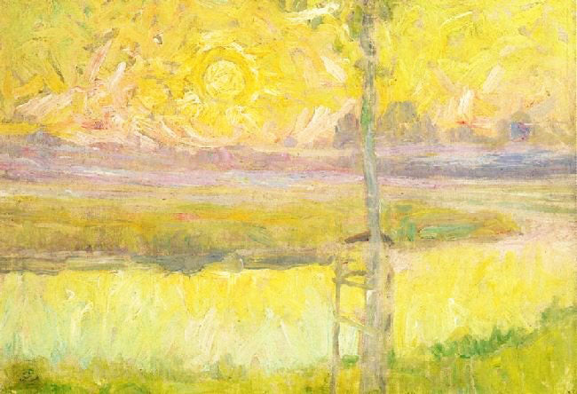 Garden At Sint-Martens-Latem by Gustave de Smet