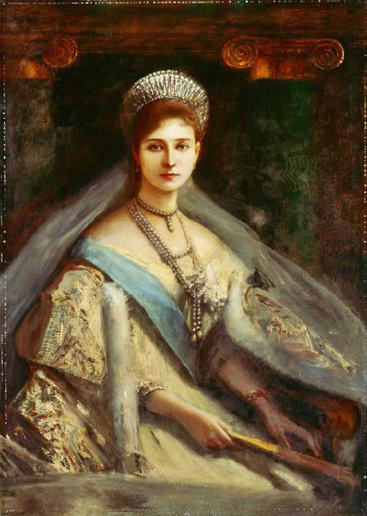Empress Alexandra Fyodorovna Of Russia by Albert von Keller