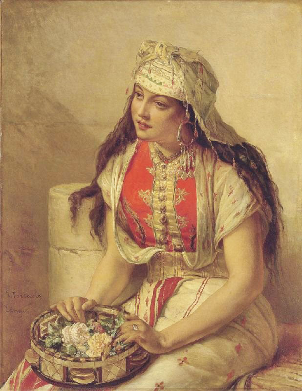 An Oriental Beauty Portrait by Jean-François Portaels