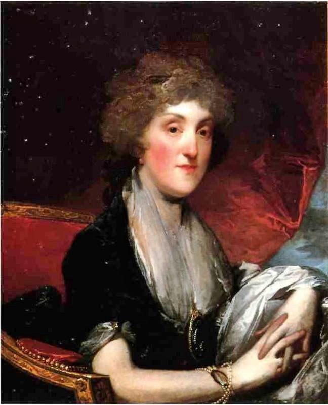 Mrs. Alexander James Dallas, Nee Arabella Maria Smith by Gilbert Stuart