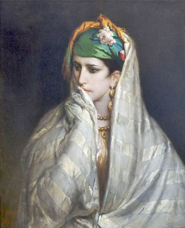 Young Woman From Tanger by Jean-François Portaels