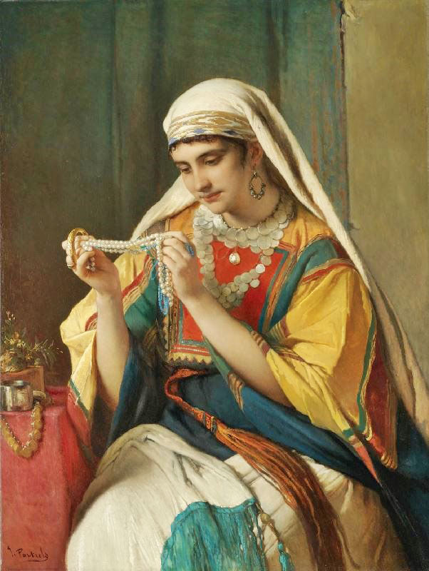 The Pearl Necklace by Jean-François Portaels