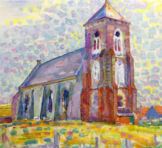 Church In Zoutelande by Piet Mondrian
