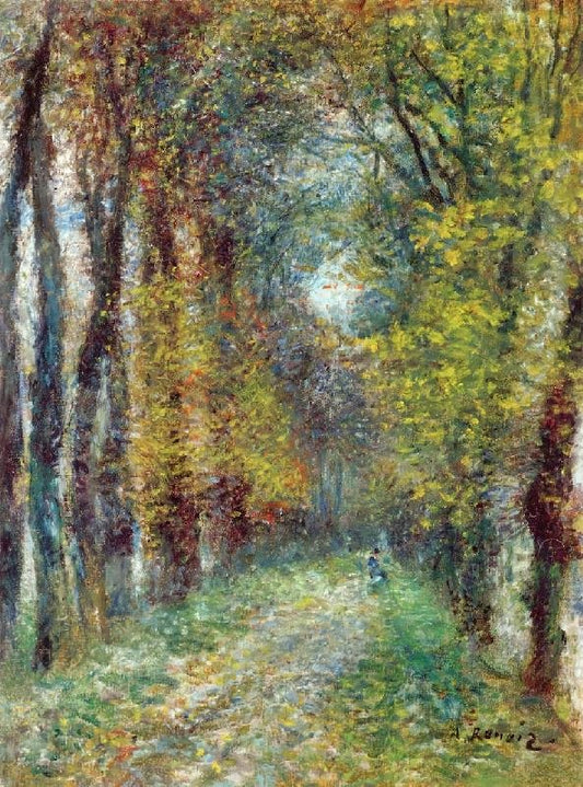 The Covered Lane by Pierre Auguste Renoir