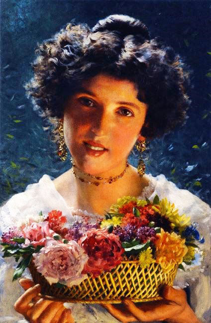 The Bouquet by Władysław Czachórski