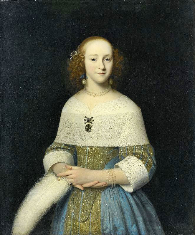 Portrait Of Susanna Reael by Isaack Luttichuys
