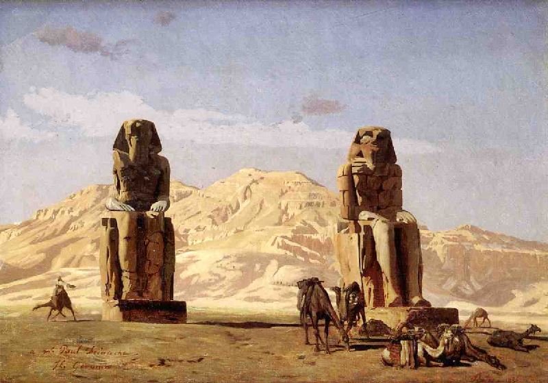 MEMNON AND SESOSTRIS, (STUDY)