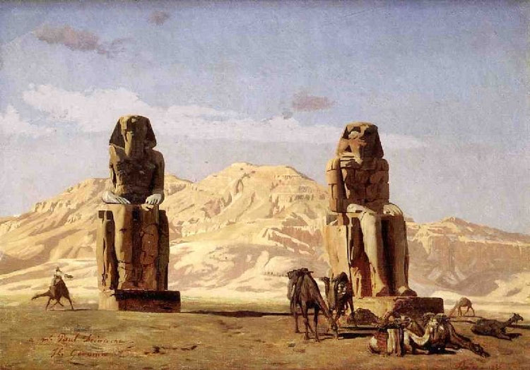Memnon And Sesostris, (Study) by Jean-Léon Gérôme
