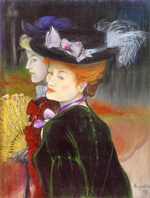 Two Ladies In The Wood by Louis Anquetin