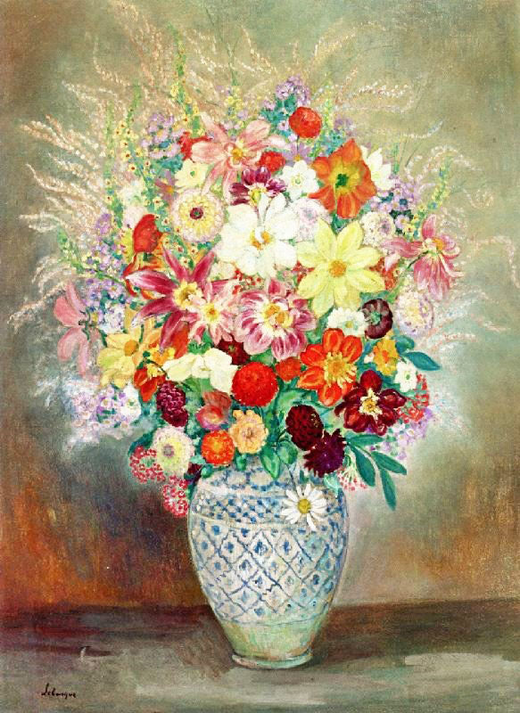 FLORAL COMPOSITION WITH DAHLIAS