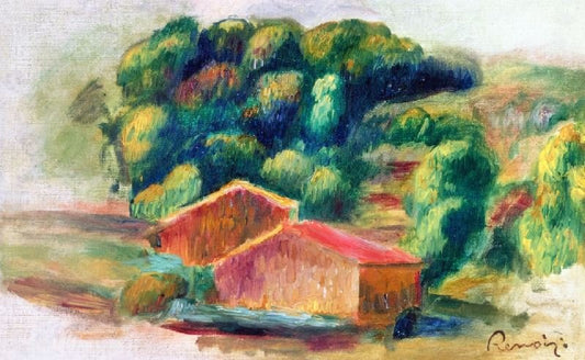 Landscape, Houses by Pierre Auguste Renoir