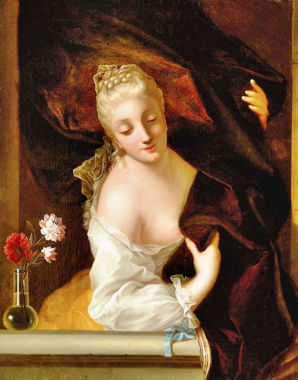 A Lady At A Window by Jean Raoux