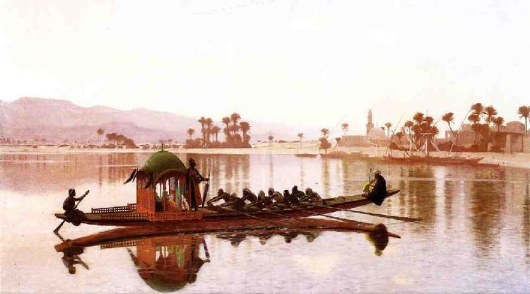 The Harem’S Excursion by Jean-Léon Gérôme