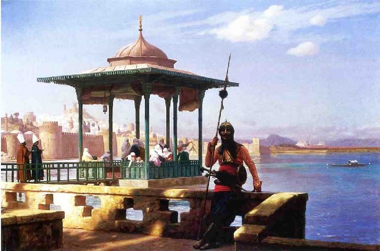 The Harem In A Kiosk by Jean-Léon Gérôme