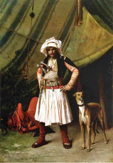 Bashi-Bazouk And His Dog by Jean-Léon Gérôme