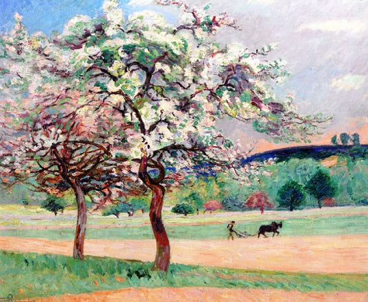 Laborer In A Landscape by Armand Guillaumin