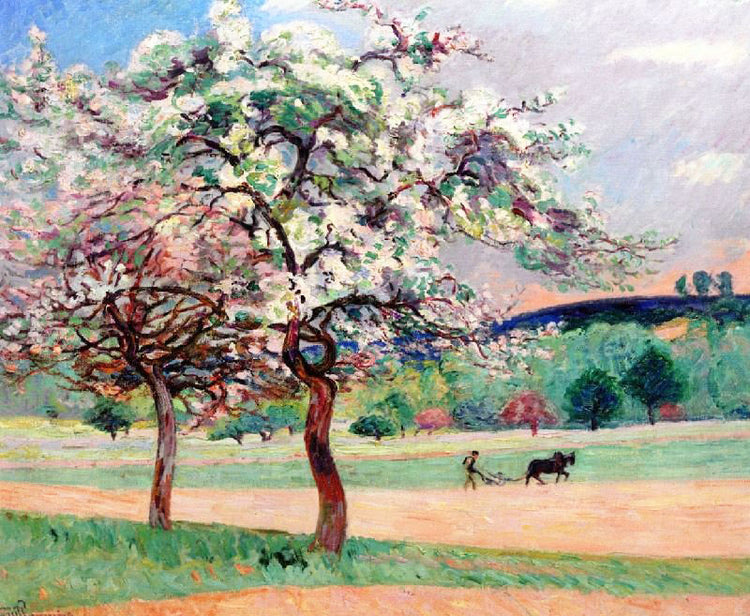 Laborer In A Landscape by Armand Guillaumin