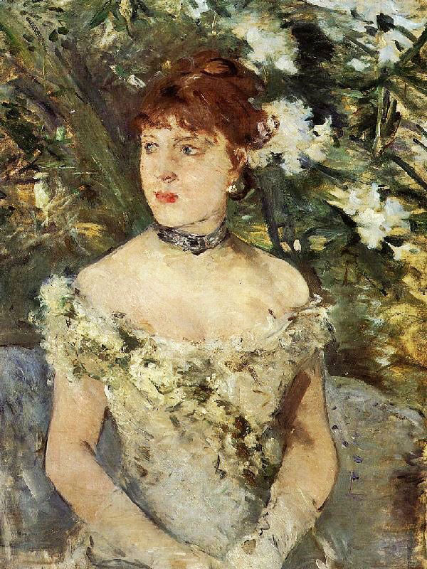 Young Woman Dressed For The Ball by Berthe Morisot