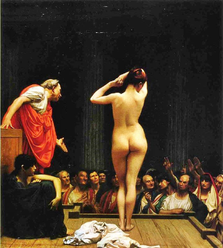 Selling Slaves In Rome by Jean-Léon Gérôme