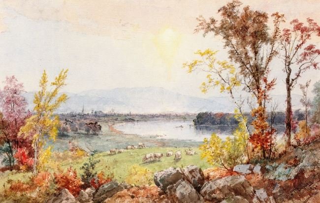 A Bend In The River by Jasper Francis Cropse