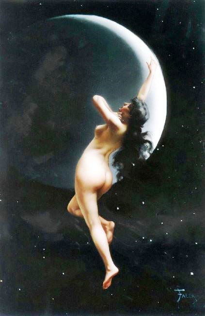 Moon Nymph by Luis Falero