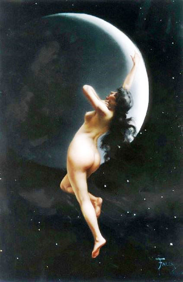 Moon Nymph by Luis Falero