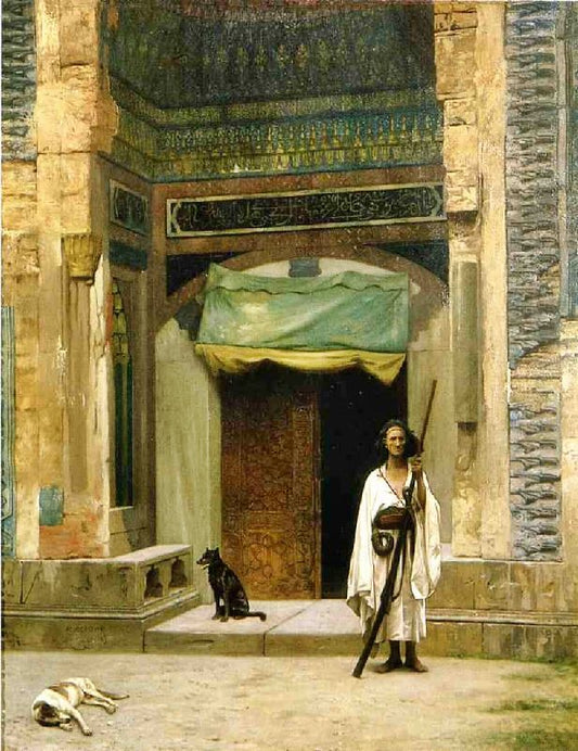 Door Of The Green Mosque by Jean-Léon Gérôme