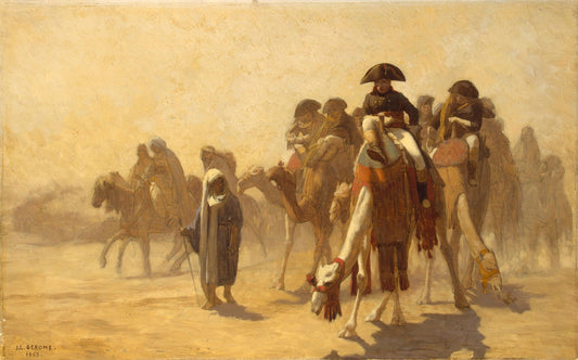 General Bonaparte With His Military Staff In Egypt by Jean-Léon Gérôme
