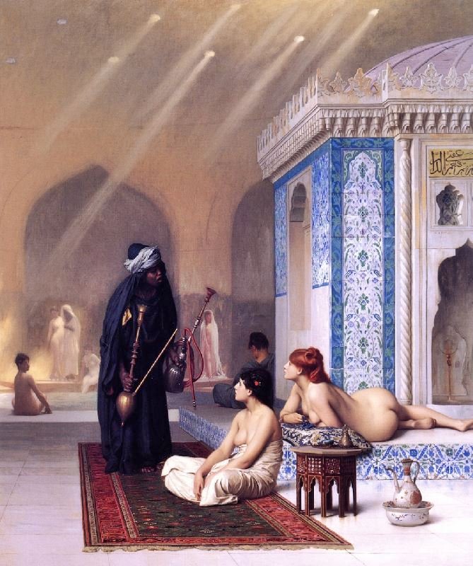 Pool In A Harem by Jean-Léon Gér?me