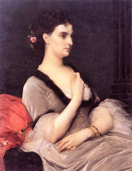 Portrait Of Countess E. A. Vorontsova-Dashkova by Alexandre Cabanel