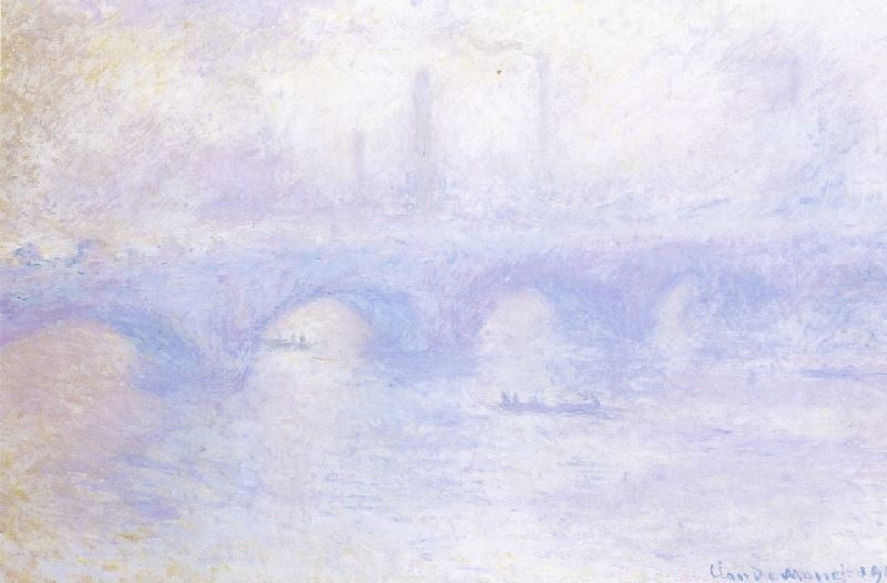 Waterloo Bridge: Effect Of Fog by Claude Oscar Monet