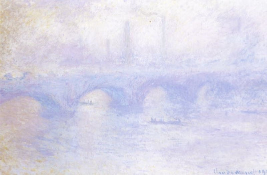 Waterloo Bridge: Effect Of Fog by Claude Oscar Monet