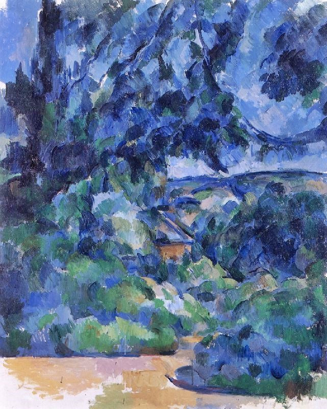 Blue Landscape by Paul Cézanne
