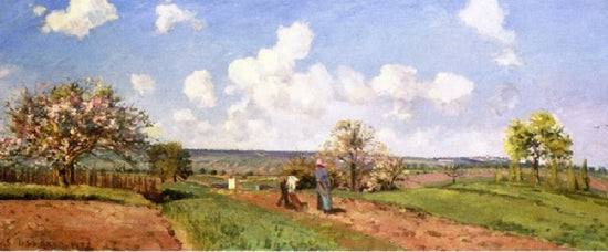 The Four Seasons, Spring by Camille Pissarro