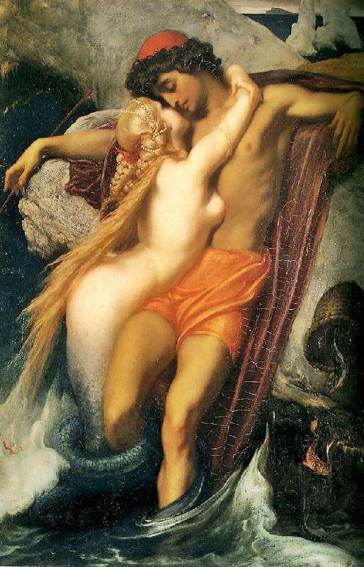 The Fisherman And The Syren by Sir Frederic Lord Leighton
