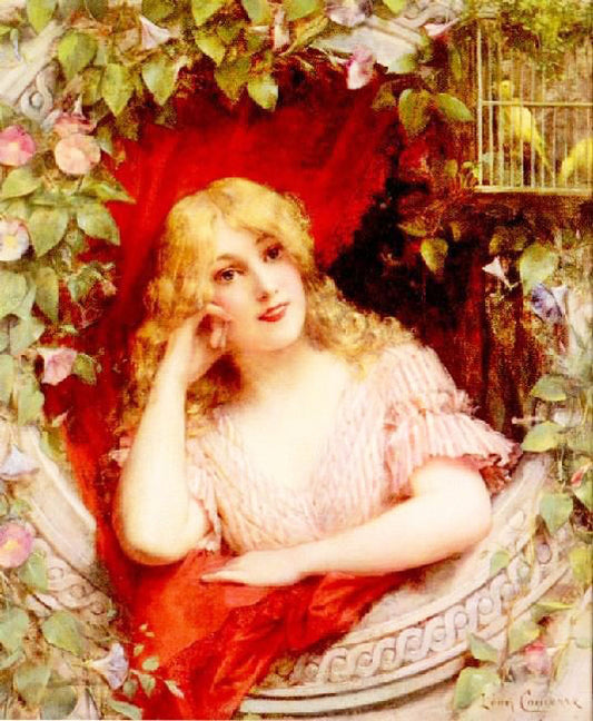 Morning Glories by Léon-François Comerre