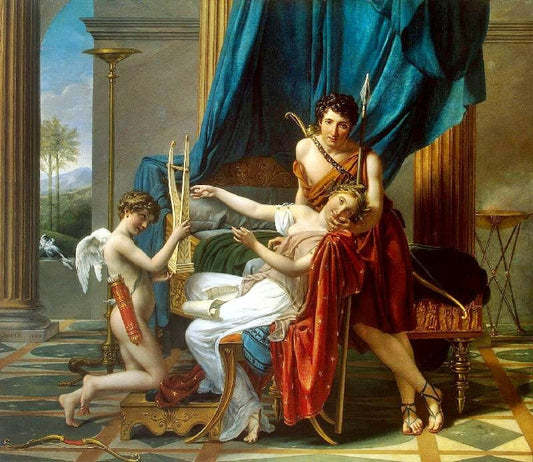 Sappho And Phaon by Jacques-Louis David