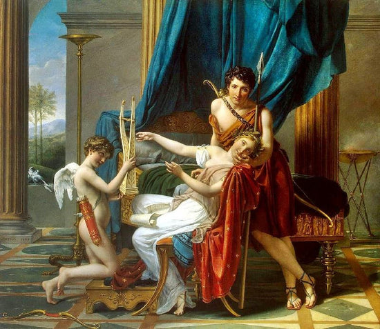 Sappho And Phaon by Jacques-Louis David