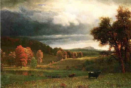 Autumn Landscape: The Catskills by Albert Bierstadt