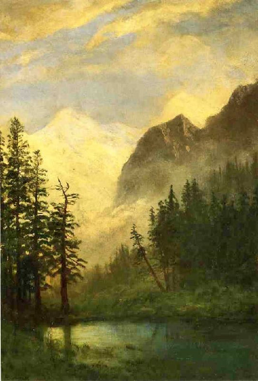 Mountain Landscape Iii by Albert Bierstadt