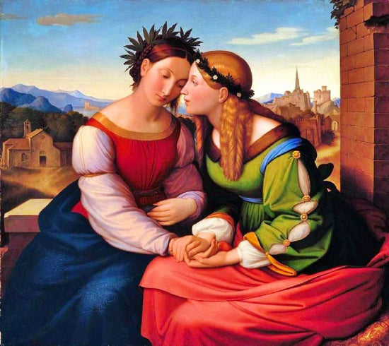 Germania And Italia by Johann Friedrich Overbeck