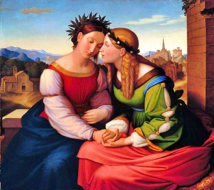 Germania And Italia by Johann Friedrich Overbeck