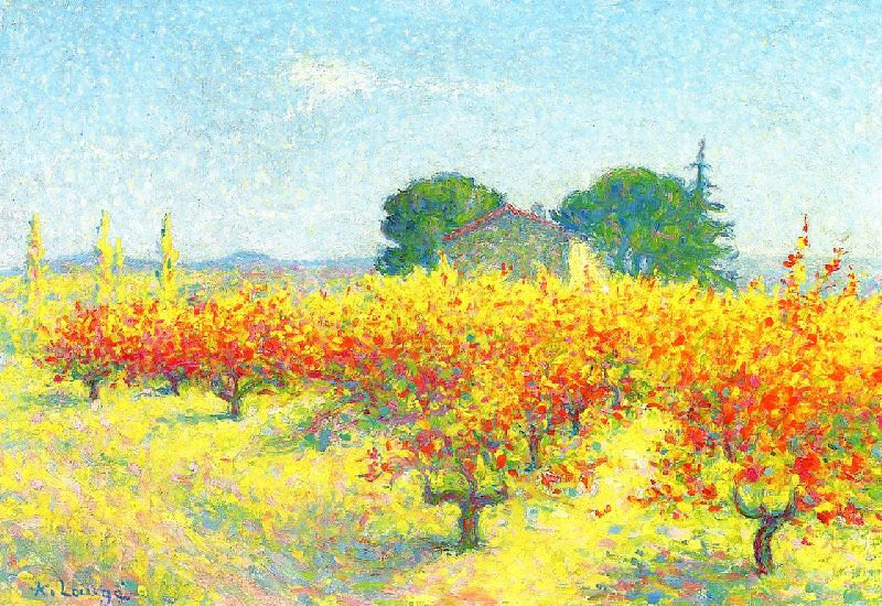 Notre -Dame-Des-Pres Near Cailhau (Aude) by Achille Laugé