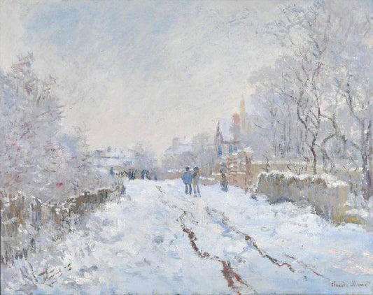 Snow Scene At Argenteuil by Claude Oscar Monet