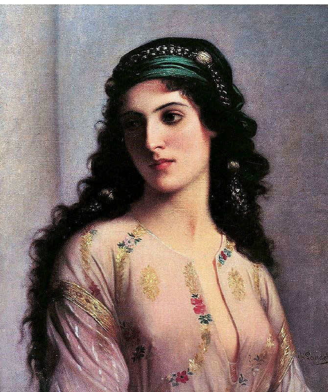 A Jewish Girl Of Tangiers by Charles Zacherie Landelle
