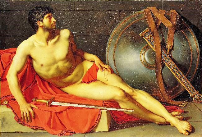 Dying Athlete Or Wounded Roman Soldier by Jean-Germain Drouais