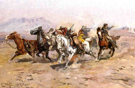 Outnumbered by Charles Marion Russell