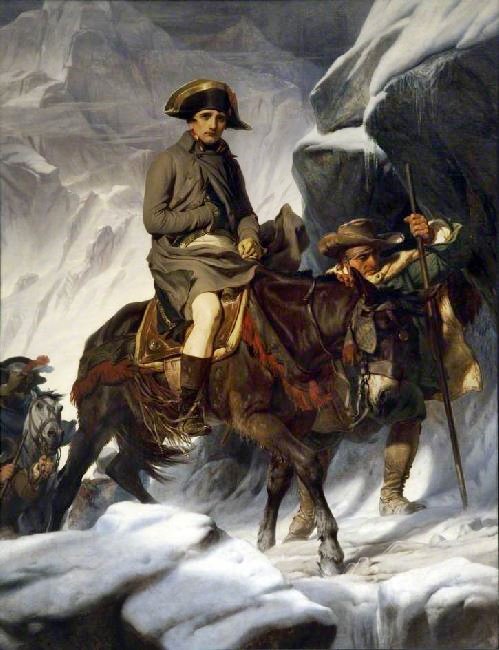 Napoleon Crossing The Alps by Paul Delaroche
