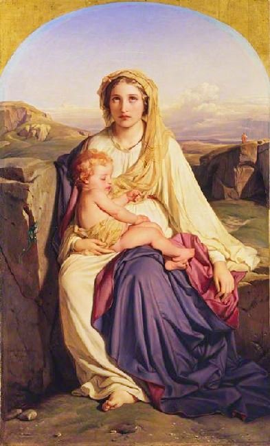 The Virgin And Child by Paul Delaroche