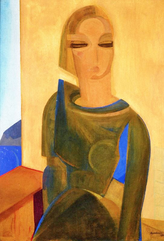 Young Woman, Seated by Emmanuel Gondouin